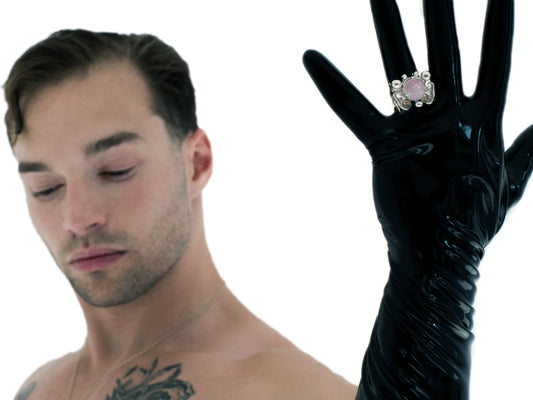 Albert Ring : Baby Pink Quartz